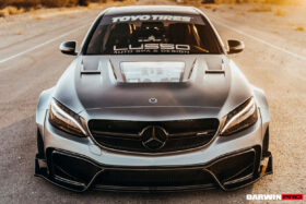 DarwinPRO 2015-2021 Mercedes Benz W205 C63 S AMG Sedan IMP Performance Partial Carbon Fiber front bumper - image 2