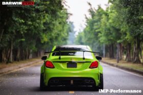 DarwinPRO 2015-2021 Mercedes Benz C-Class W205 Sedan IMP Performance Carbon Fiber Trunk Spoiler - image 10
