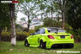 DarwinPRO 2015-2021 Mercedes Benz C-Class W205 Sedan IMP Performance Carbon Fiber Trunk Spoiler - image 7
