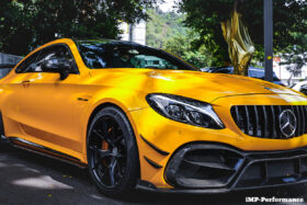 DarwinPRO 2015-2021 Mercedes Benz W205 C63 C63S AMG Coupe IMP Performance Partial Carbon Fiber Front Bumper With Grille & Canards - image 8