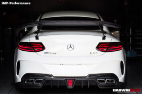 DarwinPRO 2015-2021 Mercedes Benz C-Class W205 Coupe IMP Performance Carbon Fiber Trunk Spoiler - image 3