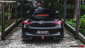 DarwinPRO 2015-2023 Mercedes Benz C63 Partial Carbon Fiber Rear Bumper DarwinPRO (IMP Design) Fits W205 AMG Coupe - image 10
