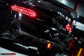 DarwinPRO 2015-2023 Mercedes Benz C63 Partial Carbon Fiber Rear Bumper DarwinPRO (IMP Design) Fits W205 AMG Coupe - image 9