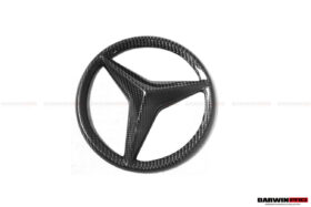 DarwinPRO 2015-2018 Mercedes Benz W205 C63 & C63S AMG Coupe IMP Carbon Fiber Grille LOGO Cover - image 5