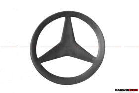 DarwinPRO 2015-2018 Mercedes Benz W205 C63 & C63S AMG Coupe IMP Carbon Fiber Grille LOGO Cover - image 6