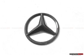 DarwinPRO 2015-2018 Mercedes Benz W205 C63 & C63S AMG Coupe IMP Carbon Fiber Grille LOGO Cover - image 7