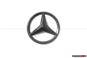 DarwinPRO 2015-2018 Mercedes Benz W205 C63 & C63S AMG Coupe IMP Carbon Fiber Grille LOGO Cover - image 8