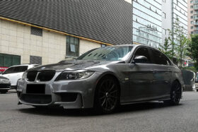 DarwinPRO 2008-2012 BMW 3 Series E90 LCI 1M Style Front Bumper with Lip Splitter - image 8