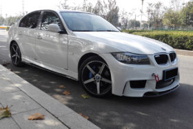 DarwinPRO 2008-2012 BMW 3 Series E90 LCI 1M Style Front Bumper with Lip Splitter - image 5