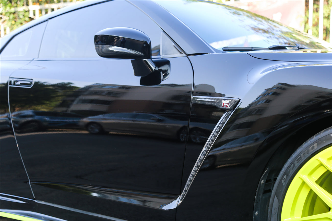 DarwinPro Aerodynamics DarwinPRO GTR R35 CBA DBA EBA Carbon Fiber Fender Vents - Image 2