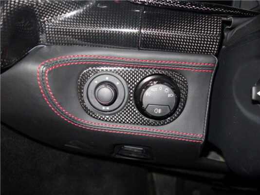 DarwinPRO 2010-2015 Ferrari 458 Dry Carbon Fiber Light Switch Cover DarwinPRO (OE) Fits Italia, Spider, Speciale