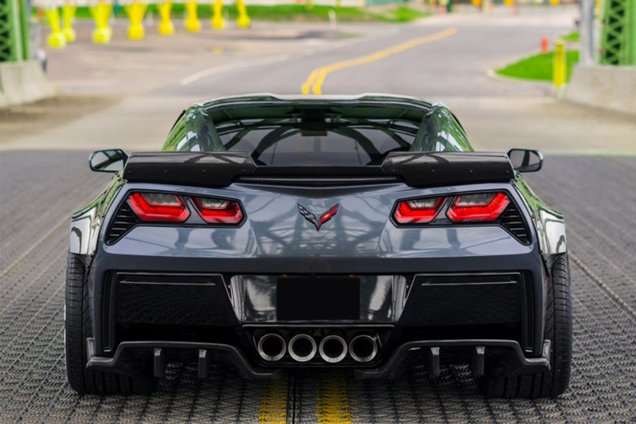 DarwinPRO 2013-2019 Corvette C7 Z51 Z06 Grandsport Carbon Fiber Trunk Spoiler