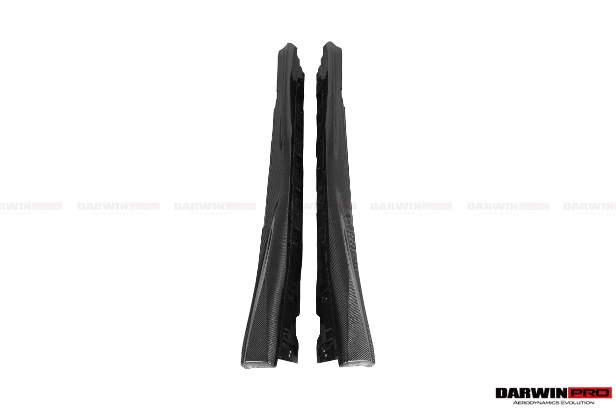 DarwinPro Aerodynamics DarwinPRO GTR R35 Carbon Fiber Side Skirts Fits EBA - Image 2