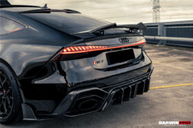 DarwinPRO 2019-UP Audi RS6 Avant C8 RS7 C8 Quattro IMP Design Rear Diffuser - image 6