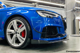 DarwinPRO 2017-2020 Audi RS3 8V.2 Sedan And Sportback BKSS Style Carbon Fiber Front Canards - image 2