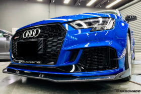 DarwinPRO 2017-2020 Audi RS3 8V.2 Sedan And Sportback BKSS Style Carbon Fiber Front Canards - image 4