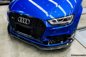 DarwinPRO 2017-2020 Audi RS3 8V.2 Sedan And Sportback BKSS Style Carbon Fiber Front Canards - image 7