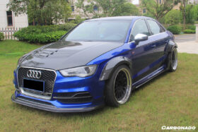 DarwinPRO 2013-2016 Audi S3 A3 Sline 8V.1 Sedan and Sportback BKSS Style Front Lip - image 2