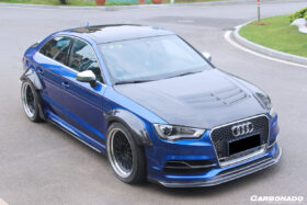 DarwinPRO 2013-2016 Audi S3 A3 Sline 8V.1 Sedan and Sportback BKSS Style Front Lip - image 5