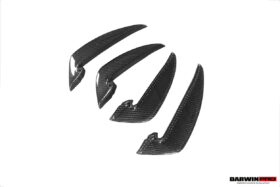 DarwinPRO 2020-2024 Audi RS4 B9.5 BKSS Style Carbon Fiber Front Bumper Canards - image 7