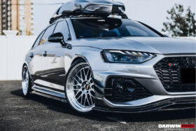 DarwinPRO 2020-2024 Audi RS4 B9.5 BKSS Style Carbon Fiber Front Lip - image 3