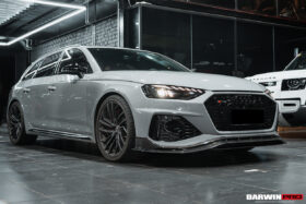DarwinPRO 2020-2024 Audi RS4 B9.5 BKSS Style Carbon Fiber Front Lip - image 9