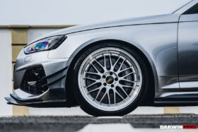 DarwinPRO 2020-2024 Audi RS4 B9.5 BKSS Style Carbon Fiber Front Lip - image 5