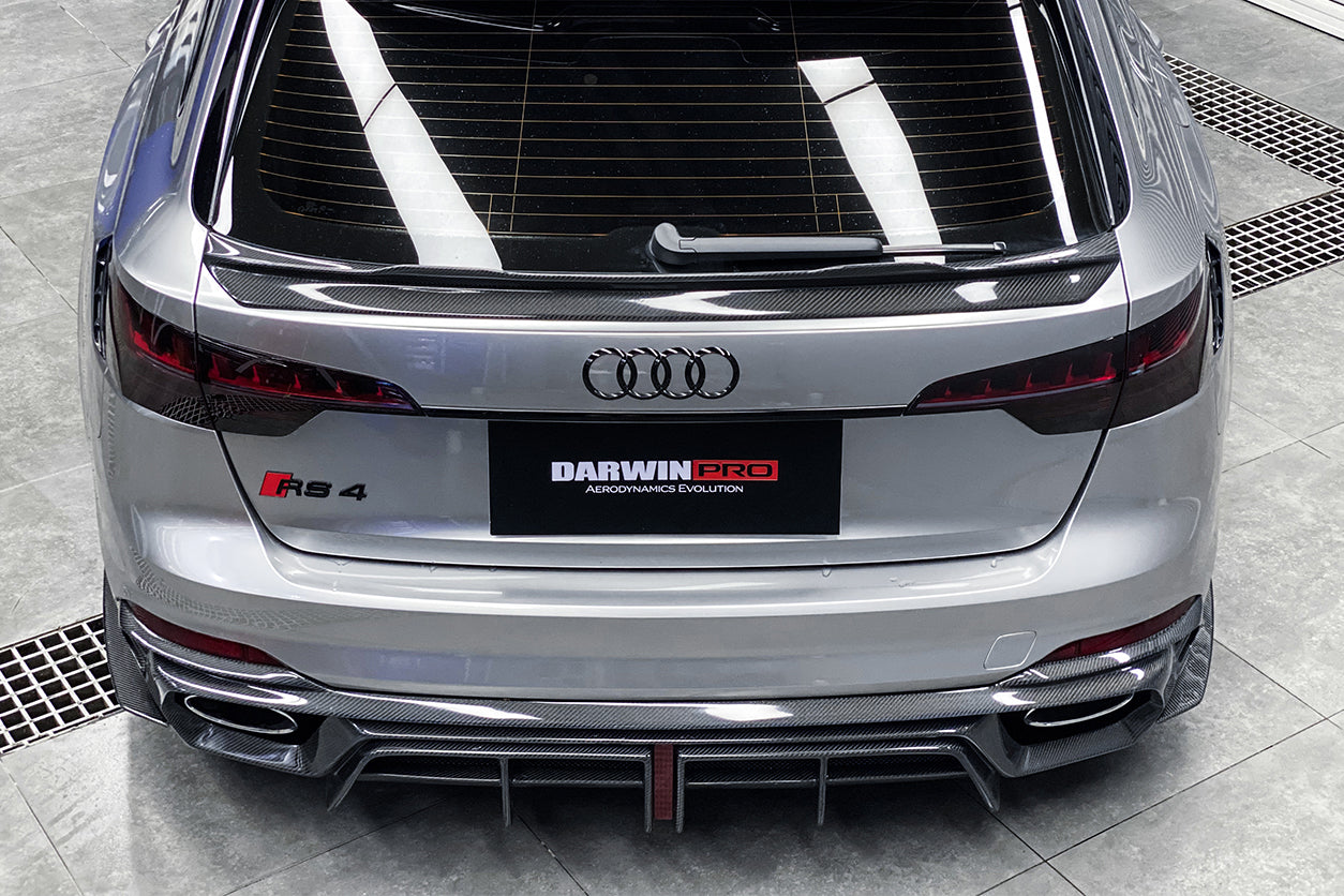 DarwinPRO 2017-2024 Audi RS4 B9 B9.5 & S4 B9 B9.5 BKSS Style Rear Decklid Spoiler