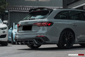 DarwinPRO 2017-2024 Audi RS4 B9 BKSS Style Rear Diffuser with Winglets - image 5