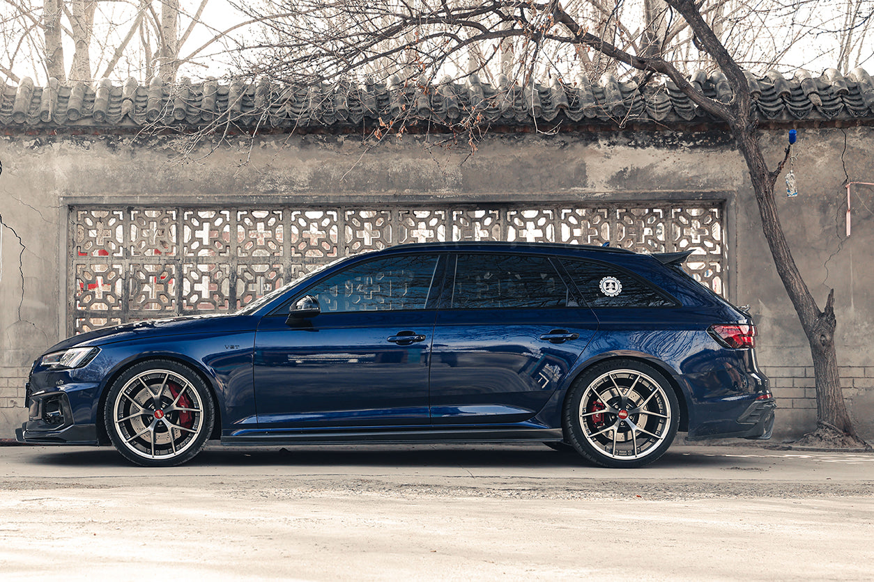 DarwinPRO 2017-2024 Audi RS4 B9 BKSS Style Side Skirts Under Board
