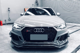 DarwinPRO 2017-2019 Audi RS4 B9 Front Bumper Trim Lip - image 9
