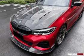 DarwinPRO 2019-2022 BMW 3 Series G20  G28 BKSS Style Carbon Fiber Front Lip - image 4