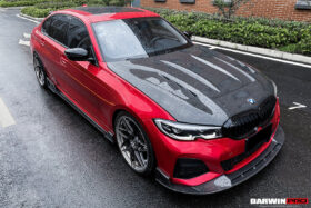 DarwinPRO 2019-2022 BMW 3 Series G20  G28 BKSS Style Carbon Fiber Front Lip - image 5