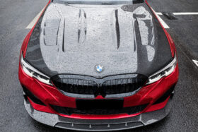 DarwinPRO 2019-2022 BMW 3 Series G20  G28 BKSS Style Carbon Fiber Front Lip - image 1