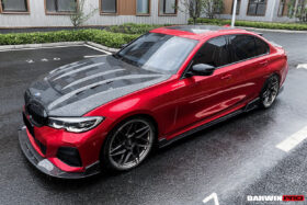 DarwinPRO 2019-2022 BMW 3 Series G20  G28 BKSS Style Carbon Fiber Front Lip - image 3