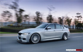 DarwinPRO 2013-2019 BMW 3 Series F35 M-Tech GV Style Carbon Fiber Side Skirts - image 3