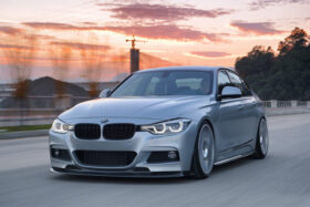 DarwinPRO 2013-2019 BMW 3 Series F35 M-Tech GV Style Carbon Fiber Side Skirts - image 7