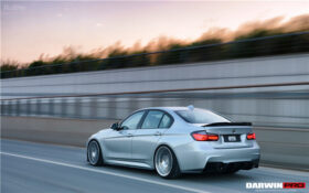 DarwinPRO 2013-2019 BMW 3 Series F35 M-Tech GV Style Carbon Fiber Side Skirts - image 8