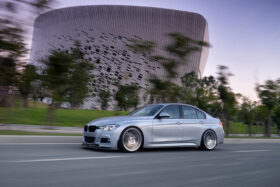 DarwinPRO 2013-2019 BMW 3 Series F35 M-Tech GV Style Carbon Fiber Side Skirts - image 1