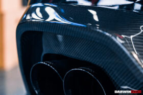 DarwinPRO 2019-2022 BMW 3 Series G20 G28 BKSS Style Carbon Fiber Rear Diffuser (For QUAD Exhaust tips) - image 6