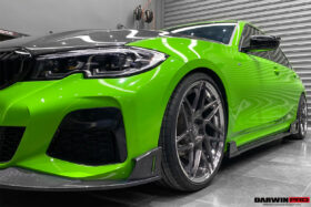 DarwinPRO 2019-2022 BMW 3 Series G20 BKSS Style Carbon Fiber Side Skirts Under Board - image 8