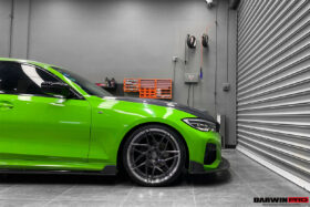 DarwinPRO 2019-2022 BMW 3 Series G20  G28 BKSS Style Carbon Fiber Front Lip - image 8