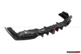 DarwinPRO 2019-2022 BMW 3 Series G20 G28 BKSS Style Carbon Fiber Rear Diffuser (For QUAD Exhaust tips) - image 9
