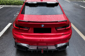 DarwinPRO 2019-2022 BMW 3 Series G20  G28 BKSS Style Carbon Fiber Rear Diffuser - image 1