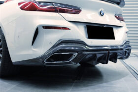 DarwinPRO 2018-2025 BMW 8 Series G14 Convertible  G15 Coupe  G16 4DR-Gran Coupe 840i  M850i IMP Performance Carbon Fiber Rear Diffuser - image 8