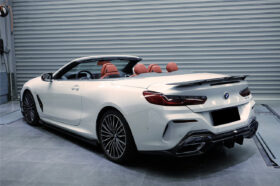DarwinPRO 2019-2025 BMW 8 Series G14 G15 M8 F91 F92 Convertible And Coupe IMP Performance Carbon Fiber Side Skirts Extensions (Add On) - image 8