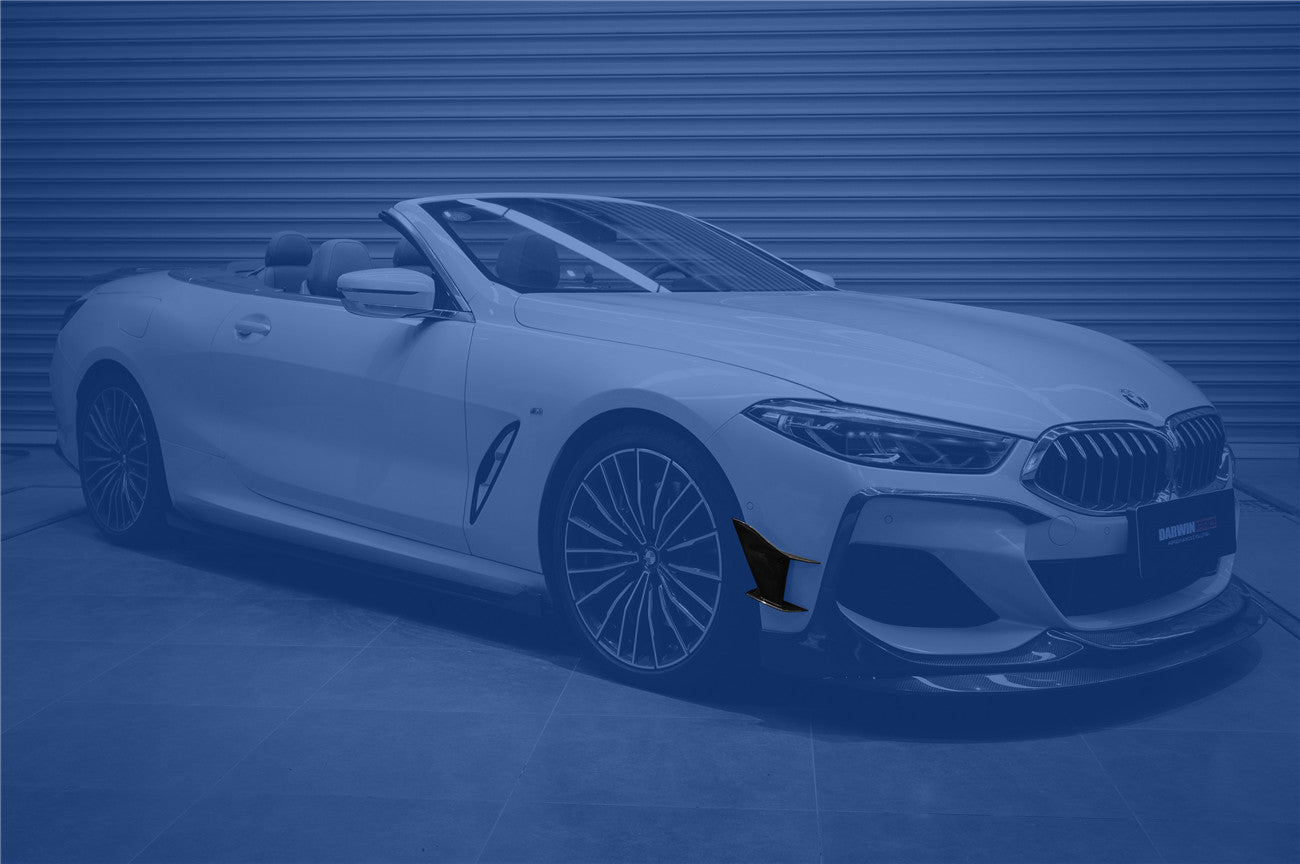 DarwinPRO 2018-2025 BMW 8 Series G14 Convertible  G15 Coupe  G16 4DR-Gran Coupe 840i M850i IMP Performance Carbon Fiber Front Bumper Canards