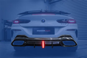 DarwinPRO 2018-2025 BMW 8 Series G14 Convertible  G15 Coupe  G16 4DR-Gran Coupe 840i  M850i IMP Performance Carbon Fiber Rear Diffuser - image 10