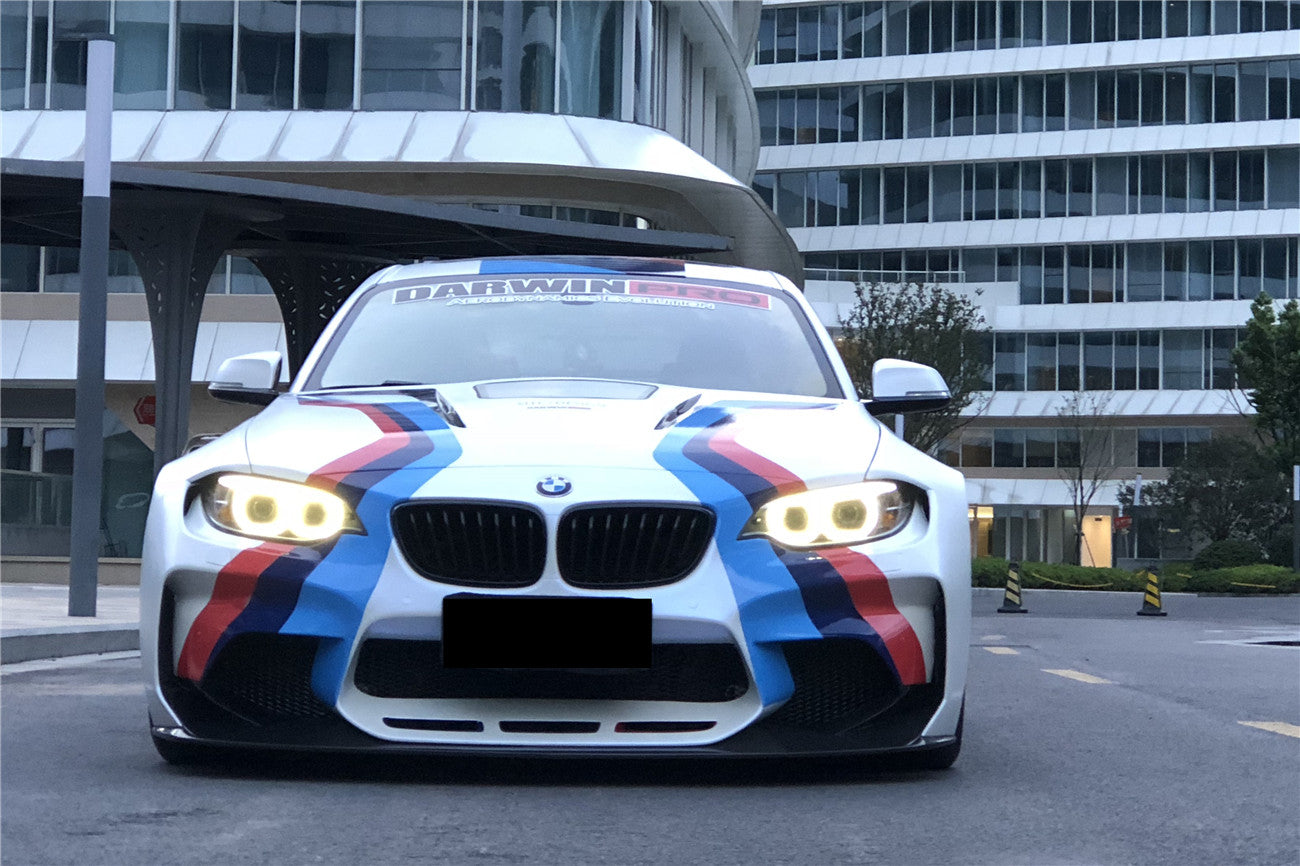 DarwinPRO 2014-2021 BMW 2 Series F22 Partial Carbon Fiber Wide Body Full Body Kit DarwinPRO (VR Design)