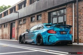 DarwinPRO 2016-2020 BMW M2 F87 VR Style Partial Carbon Fiber Wide Full Body kit - image 5